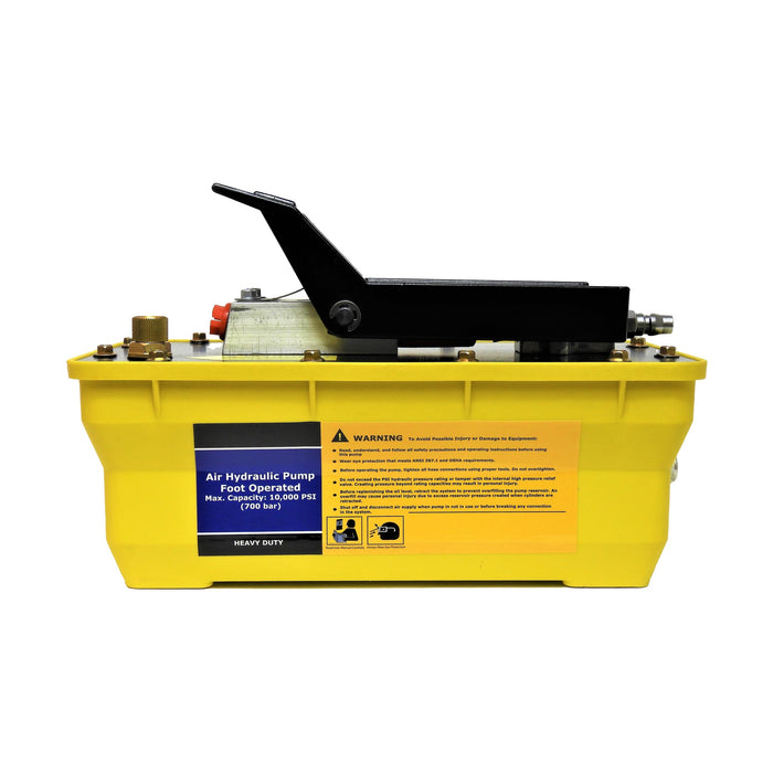 Engmattec - Air Over Hydraulic Foot Pump - 2.3L - 10,000psi