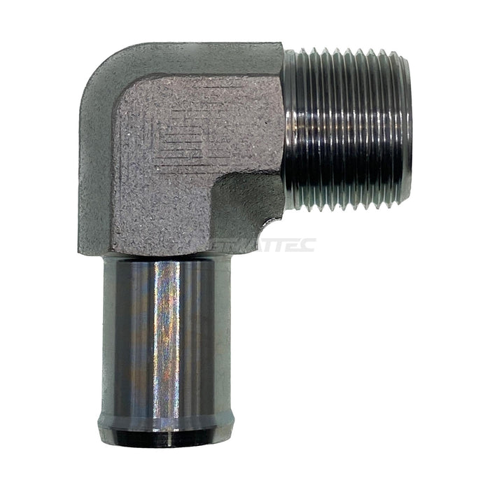 Hose Tail Low Pressure BSP Tapered Male 90° Compact