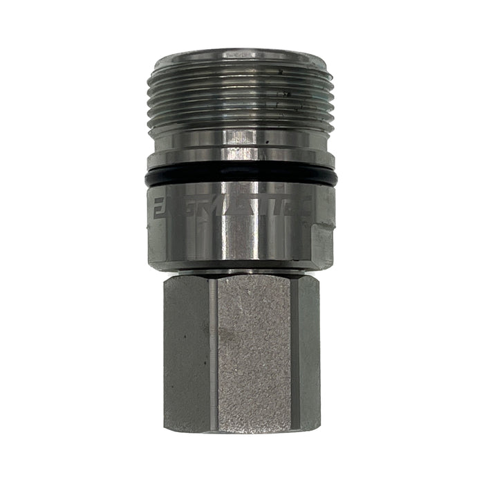 Engmattec Screw Together Poppet VD Coupler Female x BSP Parallel Female