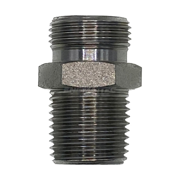 Metric Light Male x NPT Tapered Male Straight