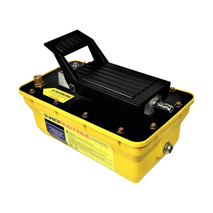 Engmattec - Air Over Hydraulic Foot Pump - 2.3L - 10,000psi