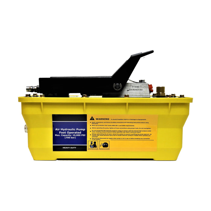 Engmattec - Air Over Hydraulic Foot Pump - 2.3L - 10,000psi