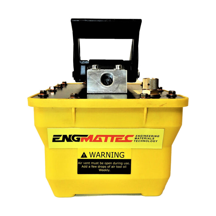 Engmattec - Air Over Hydraulic Foot Pump - 2.3L - 10,000psi