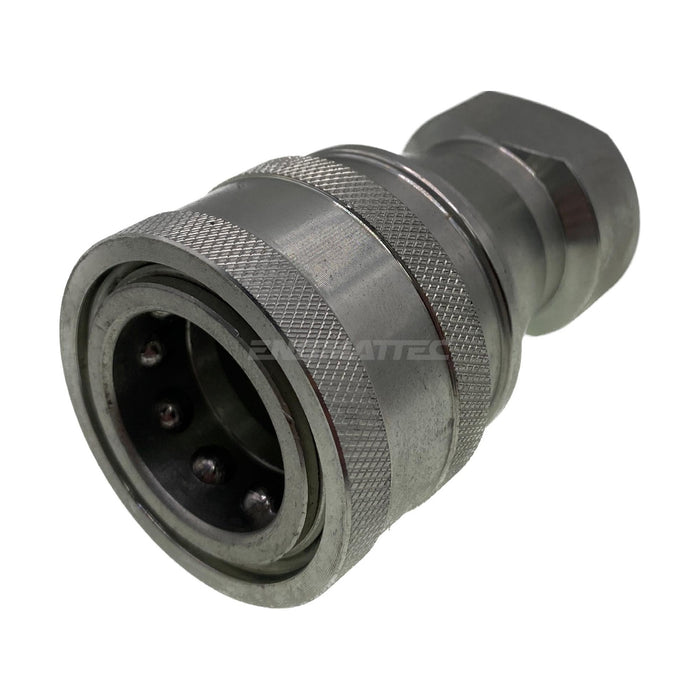Poppet B Series Coupler Female x BSP Parallel Female