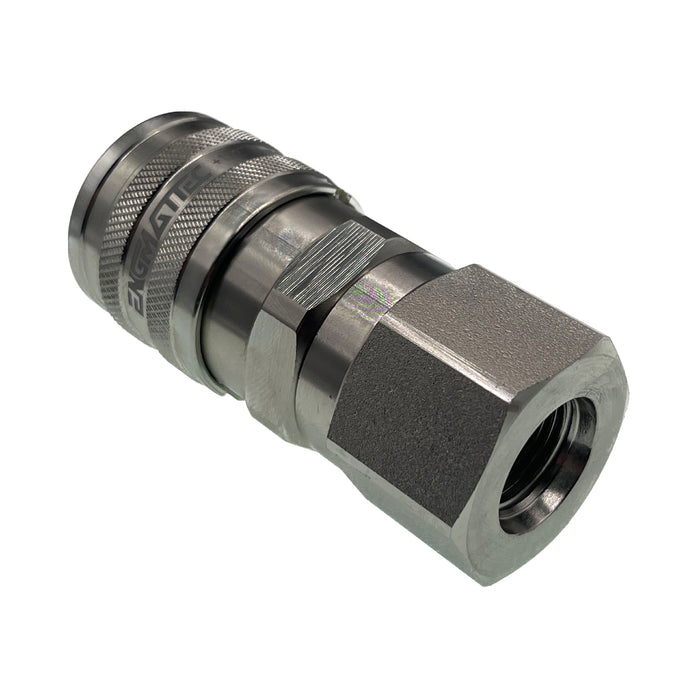 Engmattec Flat Face Coupler Female x UNO Female
