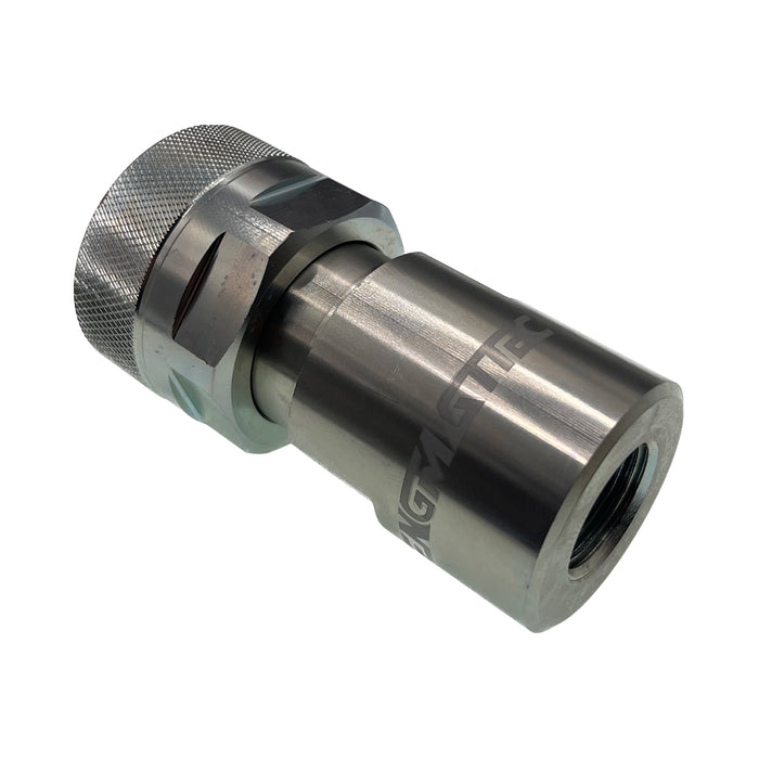 Engmattec Screw Together Poppet VV Coupler Female x BSP Parallel Female