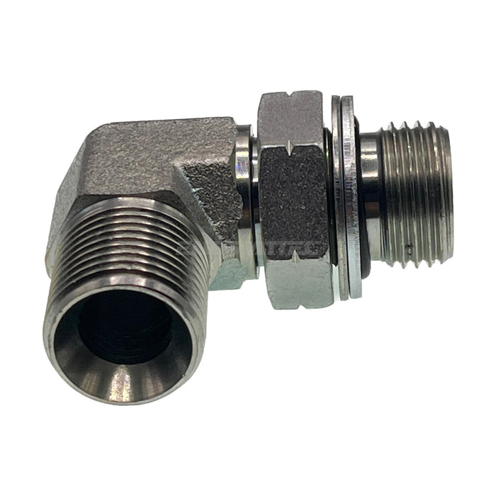 BSP Parallel Male x BSP Parallel Male 90° Compact