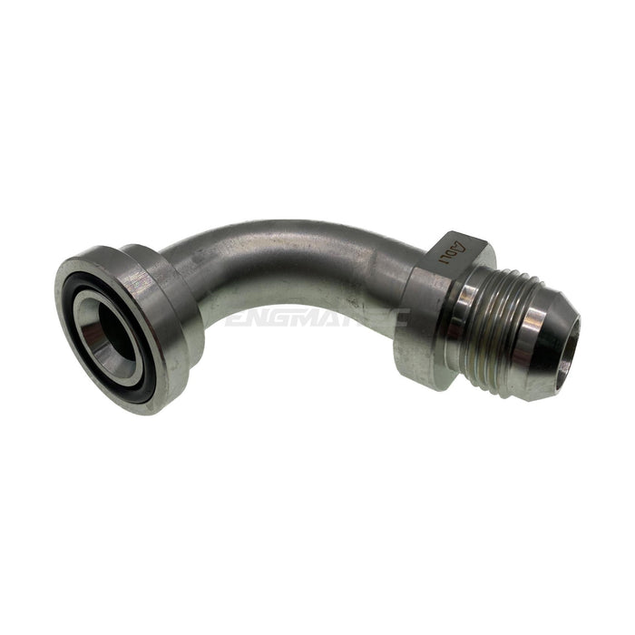 Flange Code 61 x JIC Male 90° Swept