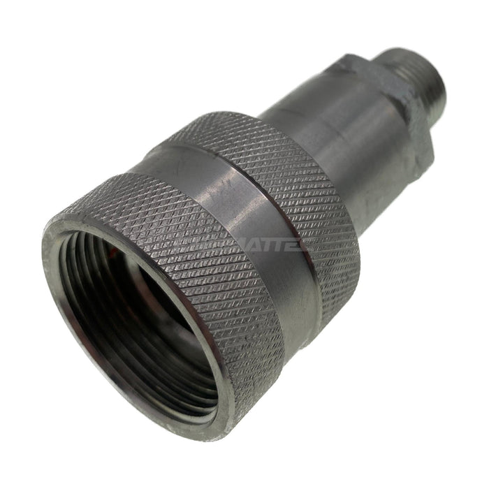 Screw Together Jacking Ball Type Coupler Female x NPT Tapered Male