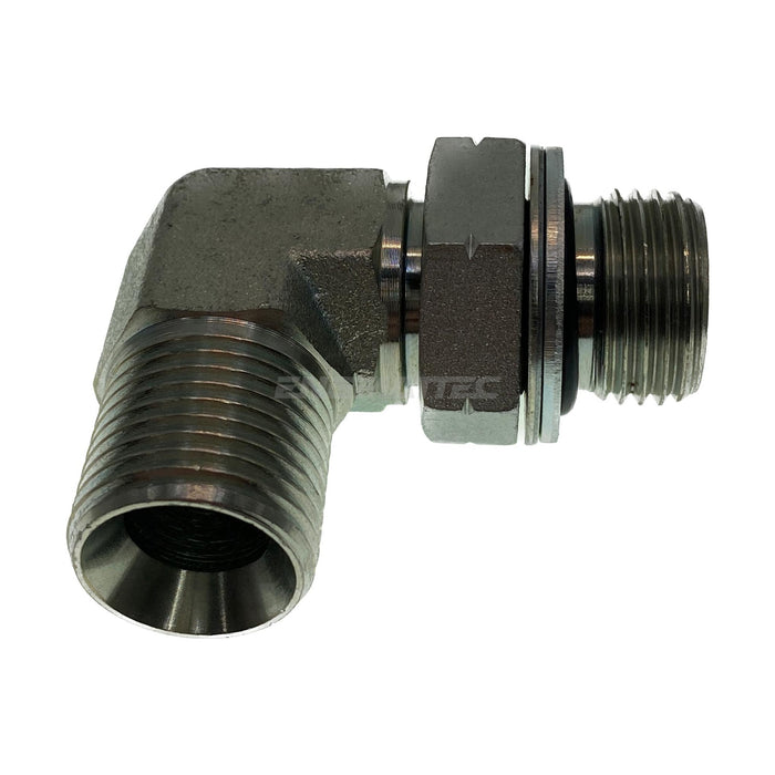 BSP Parallel Male x BSP Parallel Male 90° Compact