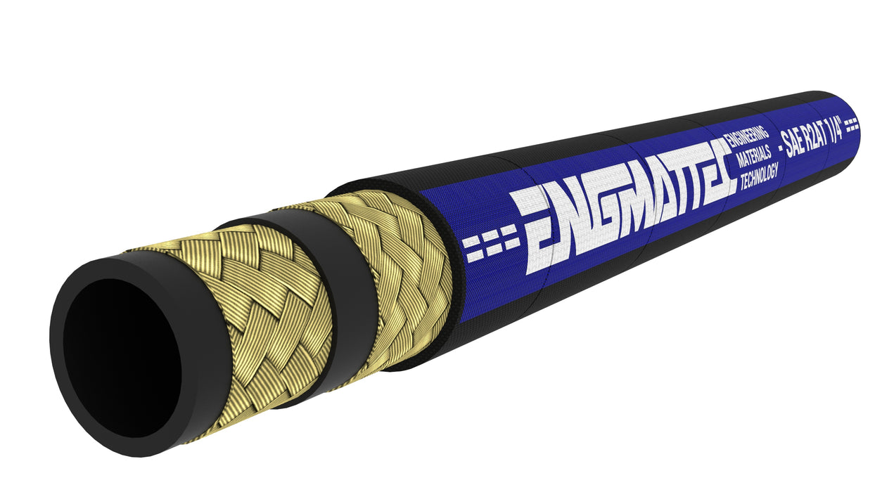 Engmattec - SAE 100R2 - Double Wire Braid (04) 1/4" - 5800psi