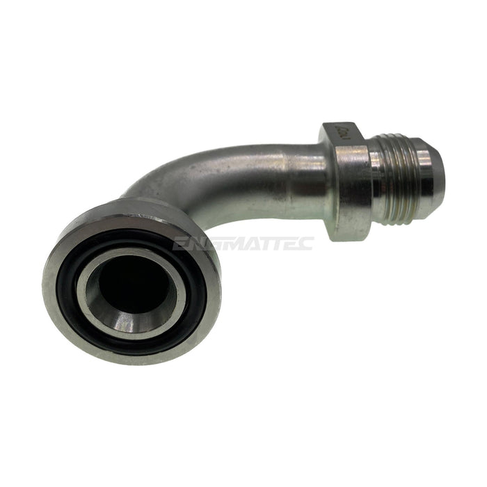 Flange Code 61 x JIC Male 90° Swept