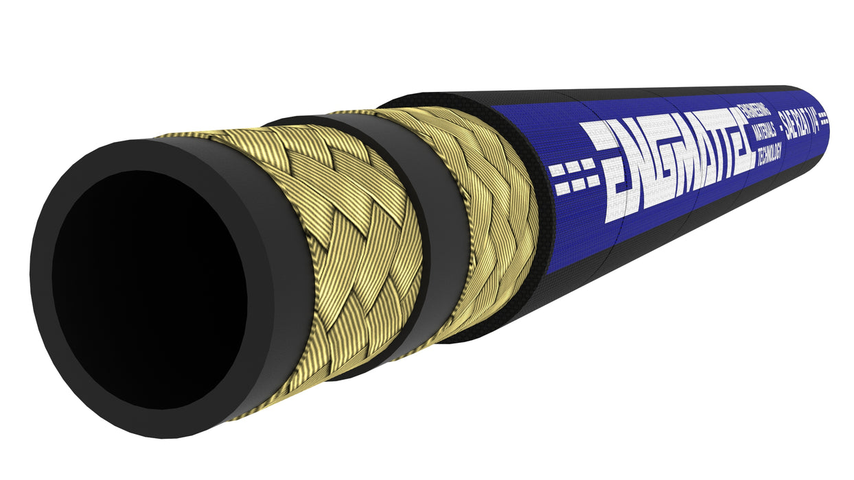 Engmattec - SAE 100R2 - Double Wire Braid (04) 1/4" - 5800psi