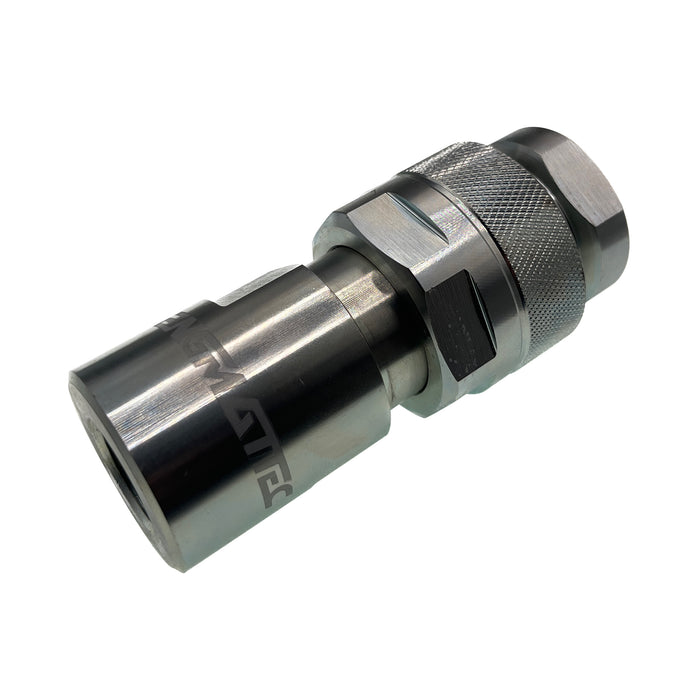 Engmattec Screw Together Poppet VV Coupler Pair x BSP Parallel Female