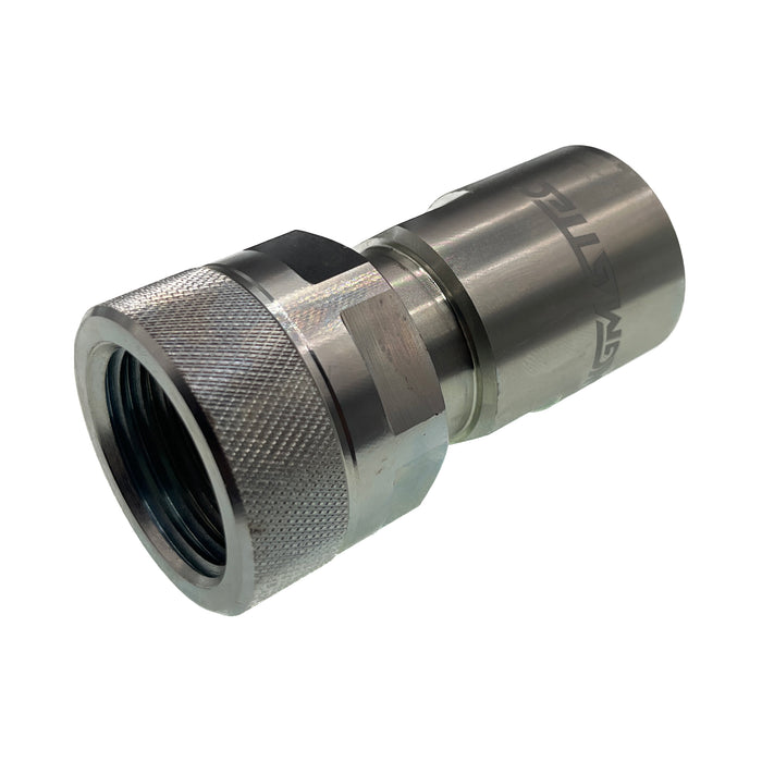 Engmattec Screw Together Poppet VV Coupler Female x BSP Parallel Female